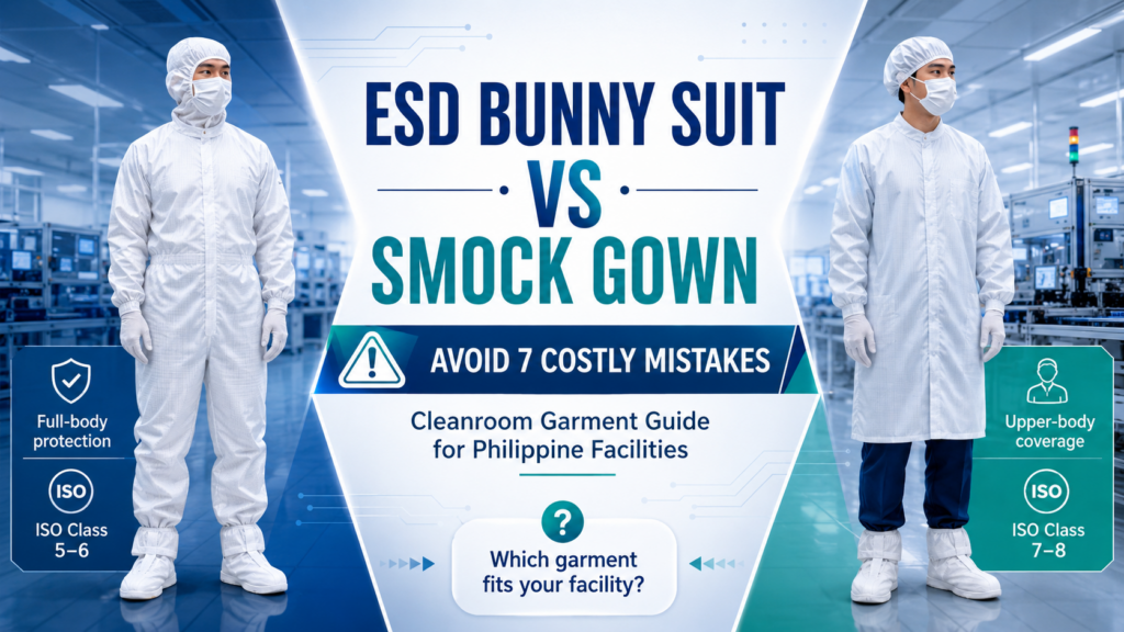 ESD Bunny Suit vs Smock Gown: 7 Costly Mistakes to Avoid
