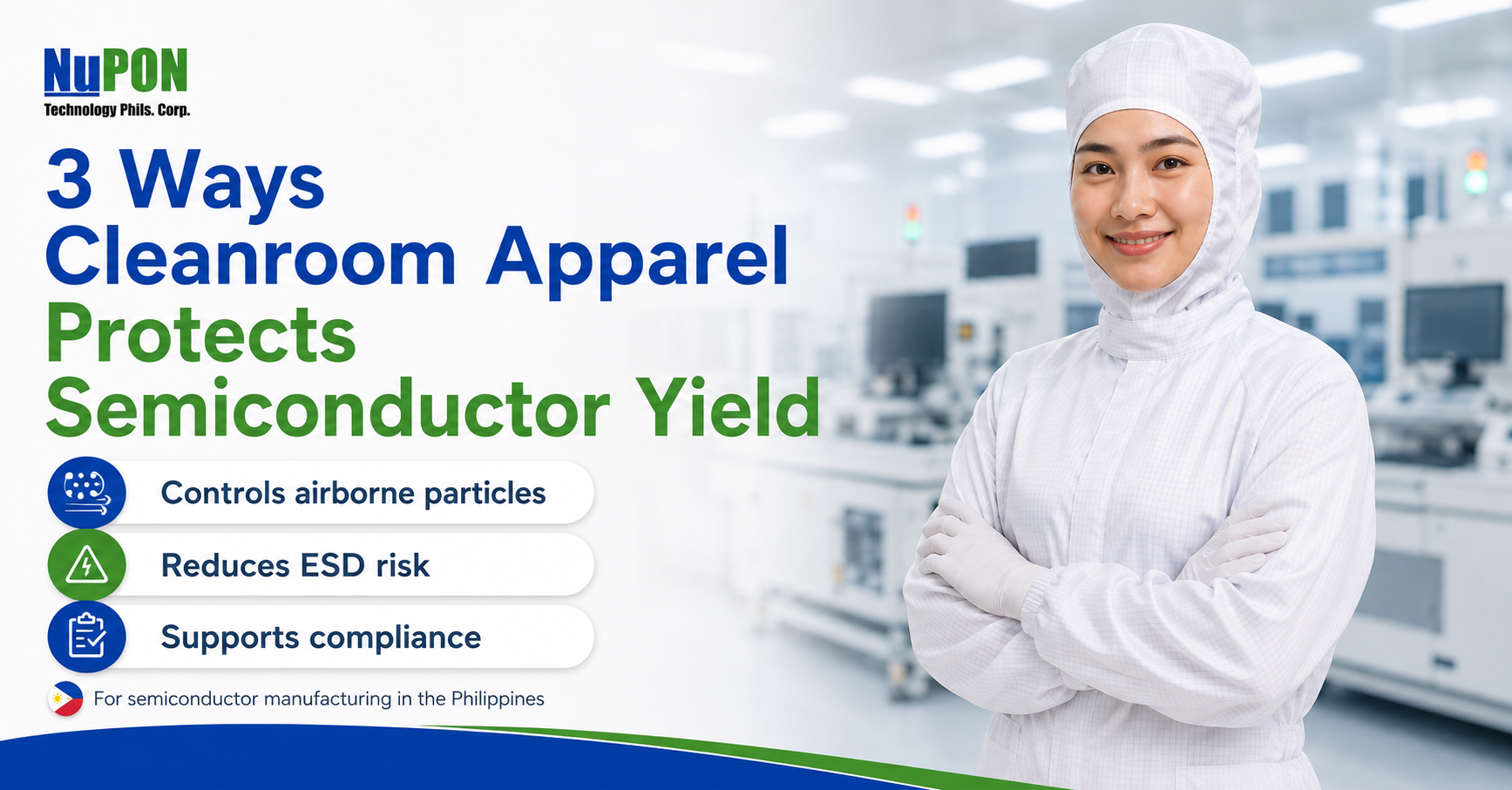 3 Ways Cleanroom Apparel Protects Semiconductor Yield